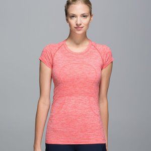 Lululemon Swiftly Tech Tee Heathered Atomic Red